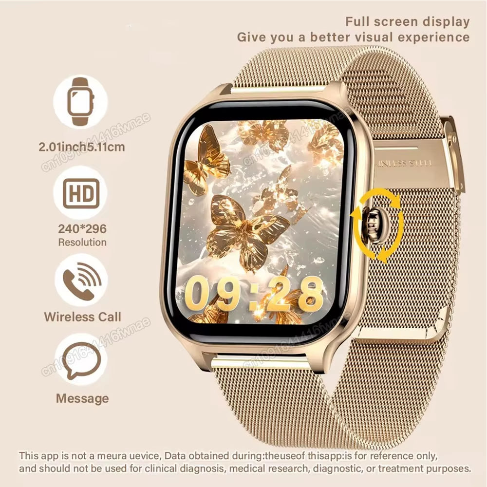 New Smart Watch Men Women Dynamic Island 1.83-Inch Full Touch Screen Health Monitoring Sports Tracker Bluetooth Calls Smartwatch